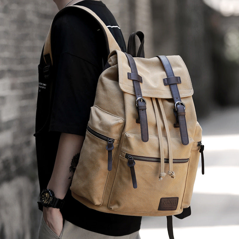 Canvas Rucksack für Herren – Bild 8 | LuxeStyle