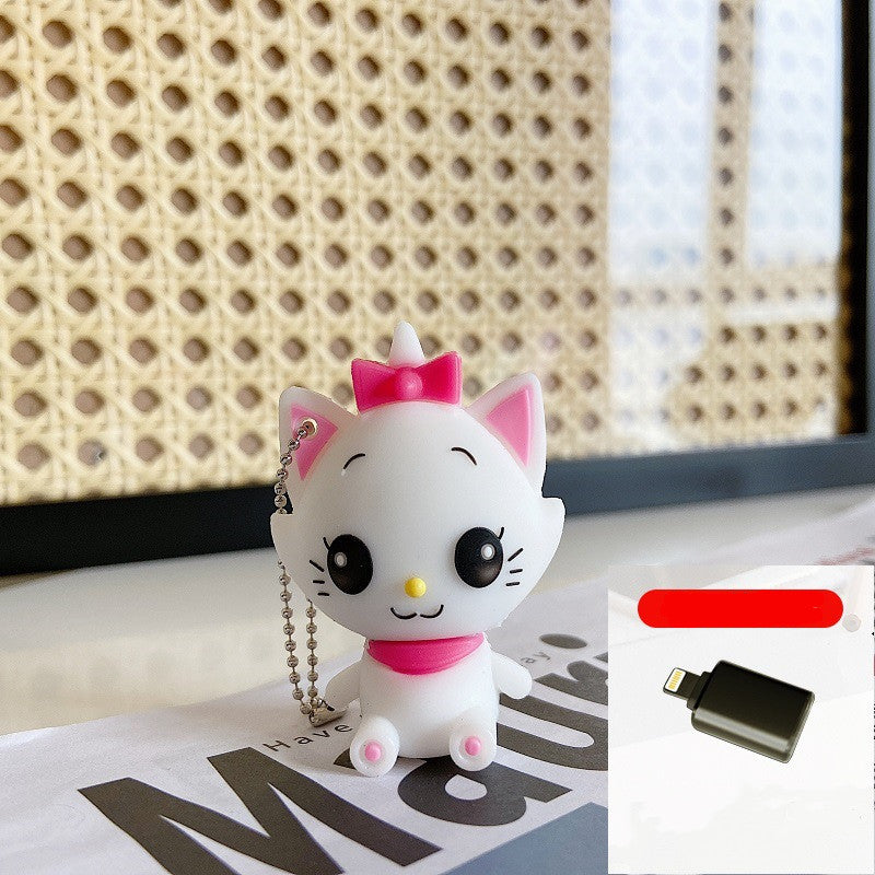 Duale USB-Katzen-Speichersticks für Handy & PC