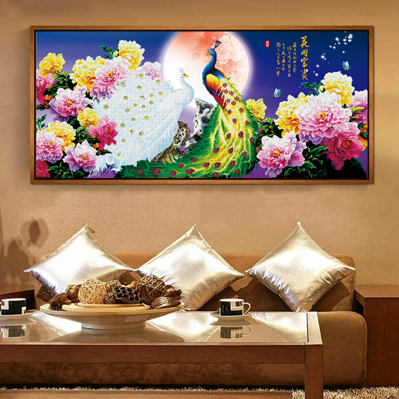 Diamant Painting "Pfau" (Rundsteine) – Bild 5 | LuxeStyle
