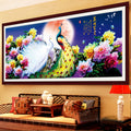Diamant Painting "Pfau" (Rundsteine) – Bild 1 | LuxeStyle