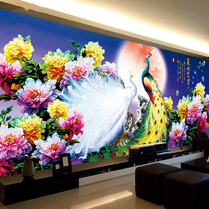 Diamant Painting "Pfau" (Rundsteine) – Bild 4 | LuxeStyle