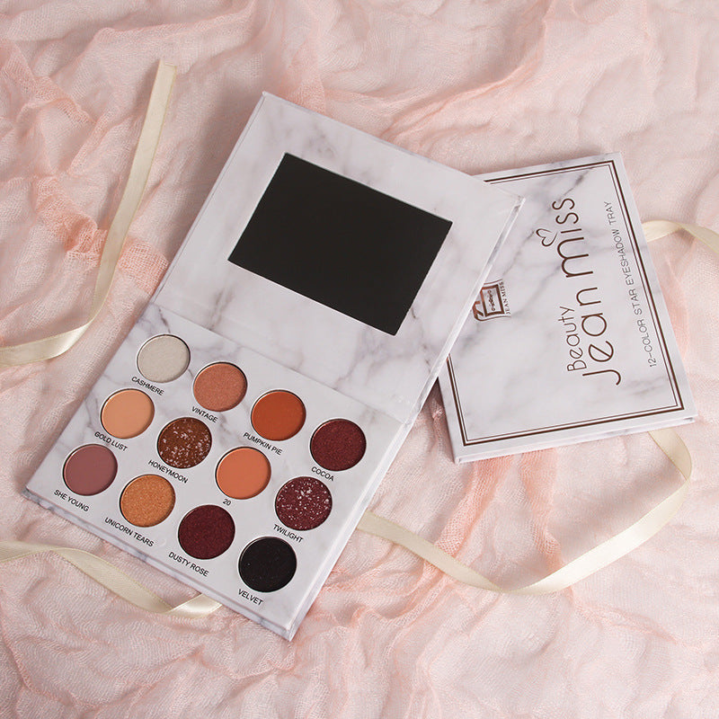 Venus Marble Lidschatten-Palette – 12 Farben – Bild 2 | LuxeStyle