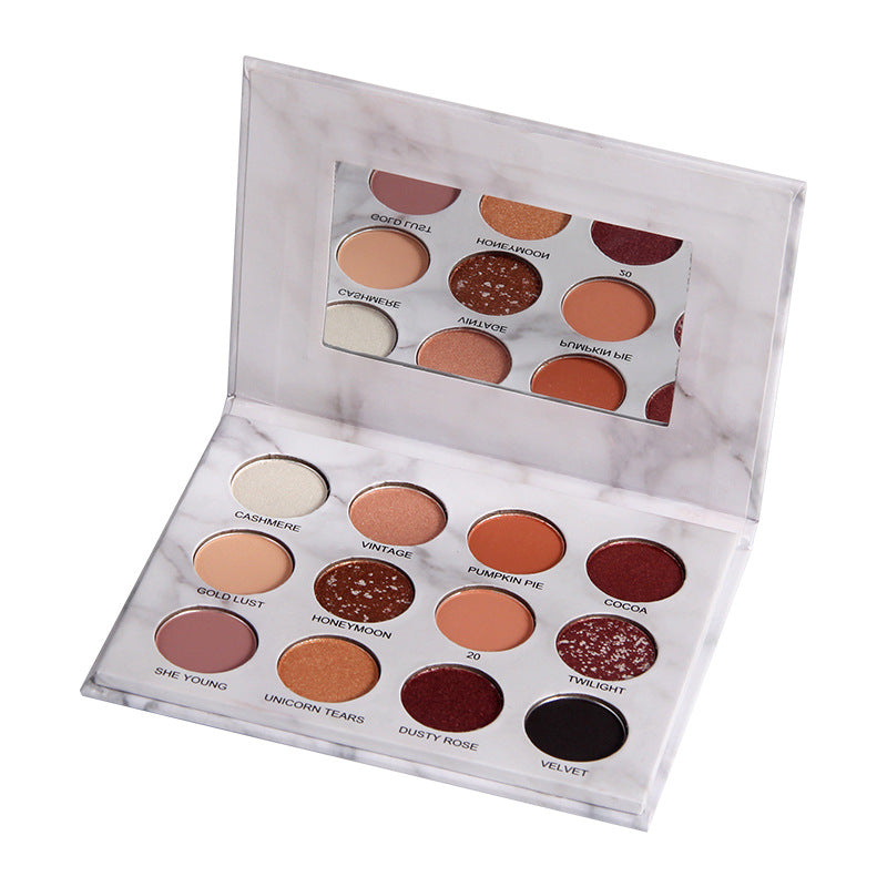 Venus Marble Lidschatten-Palette – 12 Farben – Bild 3 | LuxeStyle