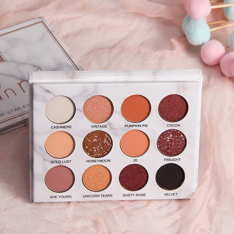 Venus Marble Lidschatten-Palette – 12 Farben – Bild 5 | LuxeStyle