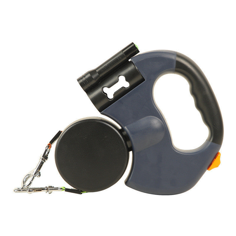 Automatisches Doppelkopf-Hundegeschirr mit Licht | LuxeStyle