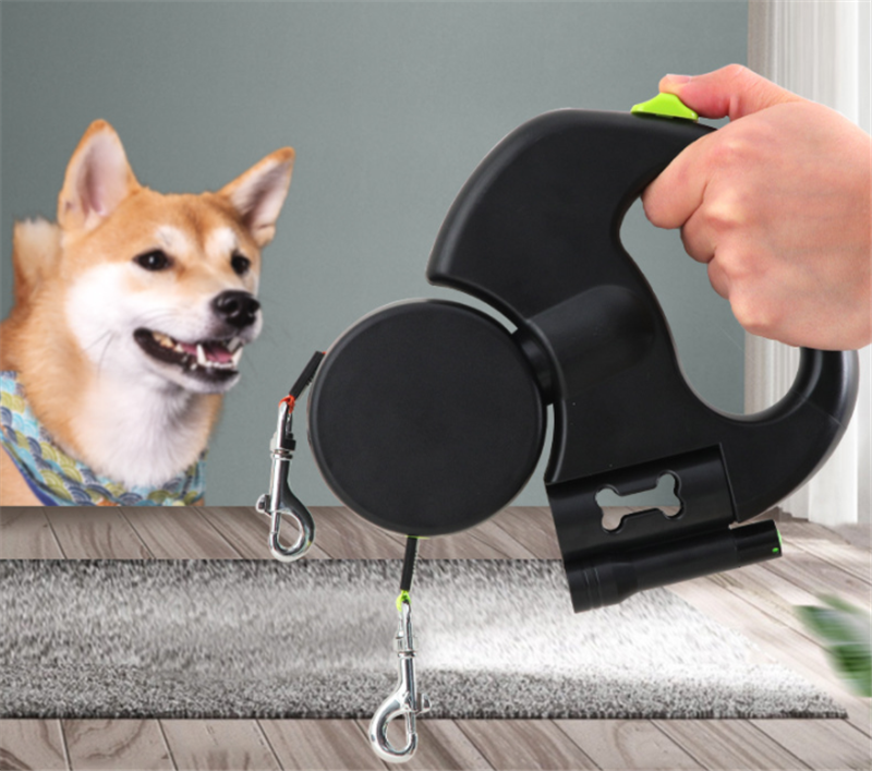 Automatisches Doppelkopf-Hundegeschirr mit Licht – Bild 2 | LuxeStyle