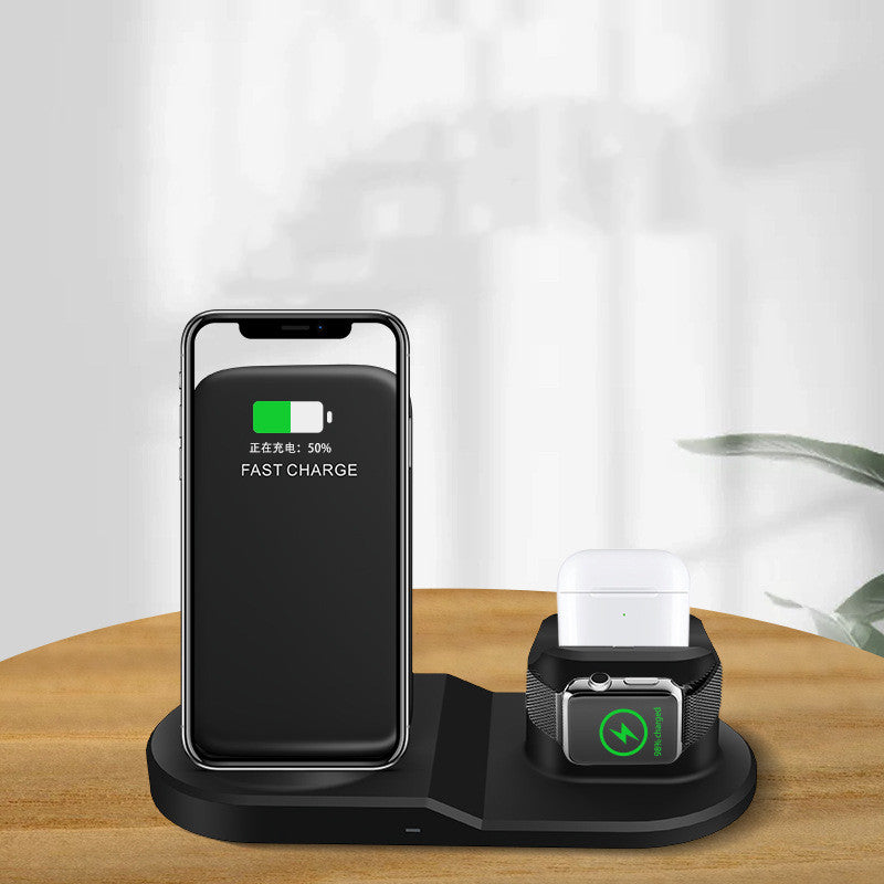 Kabelloses 3-in-1 Ladegerät für Smartphone, Watch, Earbuds – Bild 4 | LuxeStyle