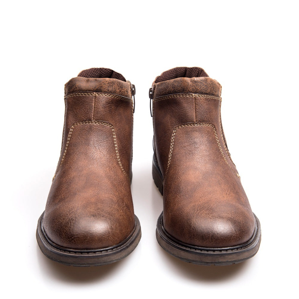 Herren Winterstiefel mit Reissverschluss