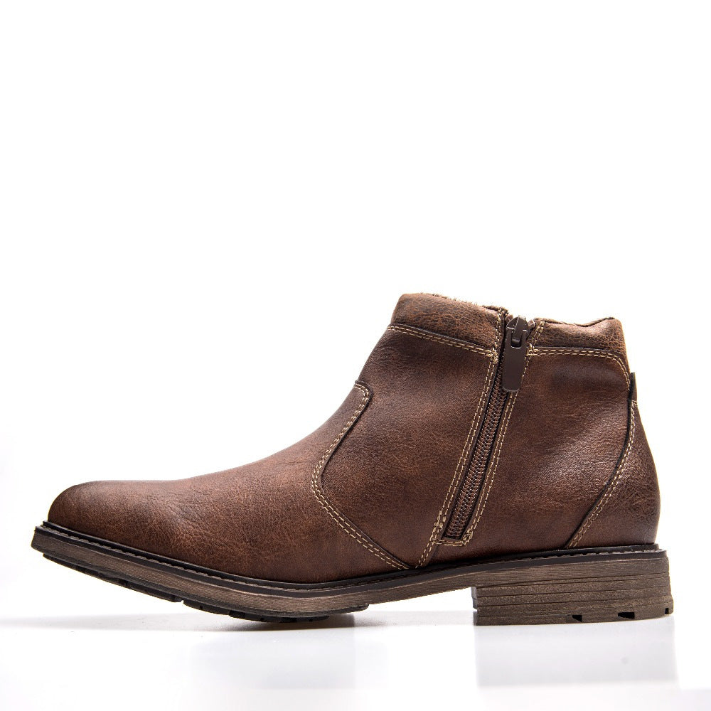 Herren Winterstiefel mit Reissverschluss