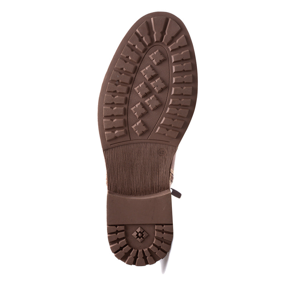 Herren Winterstiefel mit Reissverschluss