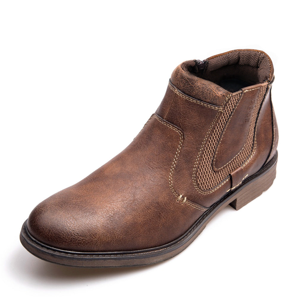 Herren Winterstiefel mit Reissverschluss