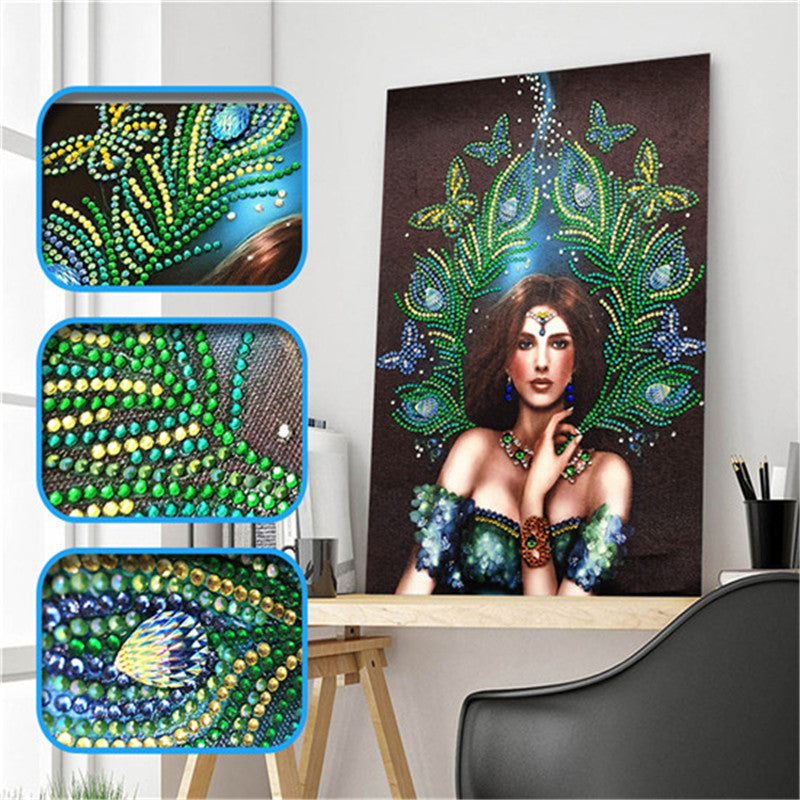 Diamond Painting mit Tiermotiv (30x40 cm) – Bild 2 | LuxeStyle