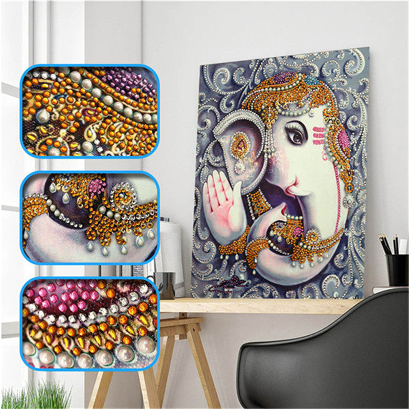 Diamond Painting mit Tiermotiv (30x40 cm) – Bild 3 | LuxeStyle