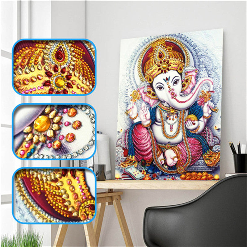 Diamond Painting mit Tiermotiv (30x40 cm) – Bild 1 | LuxeStyle
