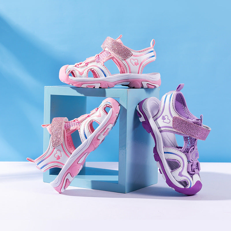 Kinder-Sandalen Sommer Mädchen Baotou – Bild 3 | LuxeStyle