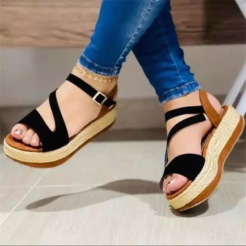Plattform-Sandalen