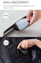 Runder Wireless Charger mit Spiegel und Ladeanzeige – Bild 3 | LuxeStyle