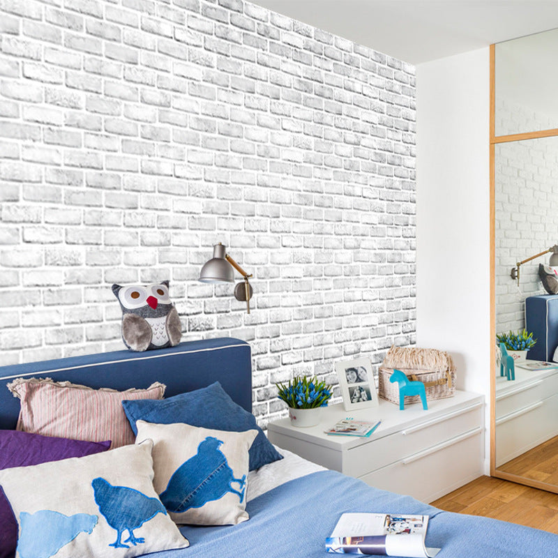 Selbstklebende Tapete mit Backsteinmuster | LuxeStyle