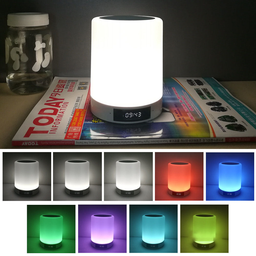 Nachtlicht mit Bluetooth Speaker & Wecker – Bild 2 | LuxeStyle