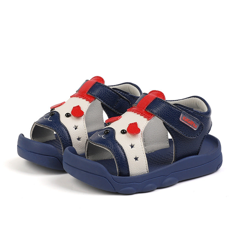 Lala pig Baby-Sandalen aus Mikrofaserleder | LuxeStyle