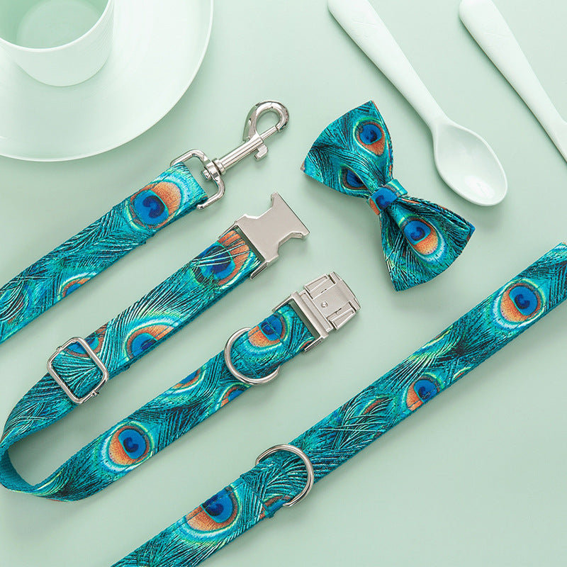 Halsband-Set für Hunde mit Leine und Fliege – Bild 2 | LuxeStyle