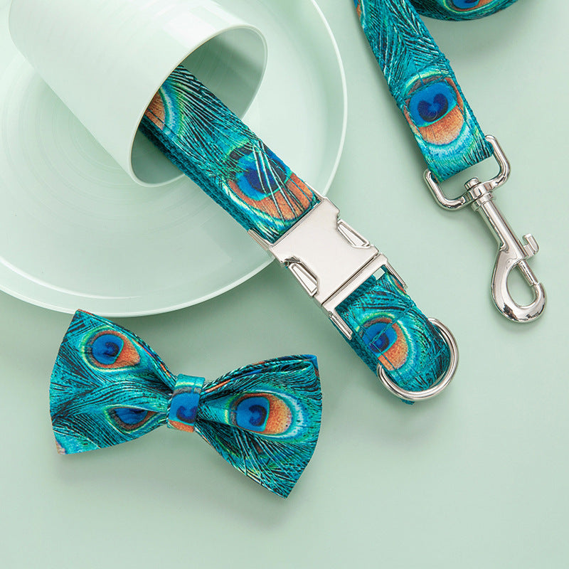 Halsband-Set für Hunde mit Leine und Fliege – Bild 4 | LuxeStyle