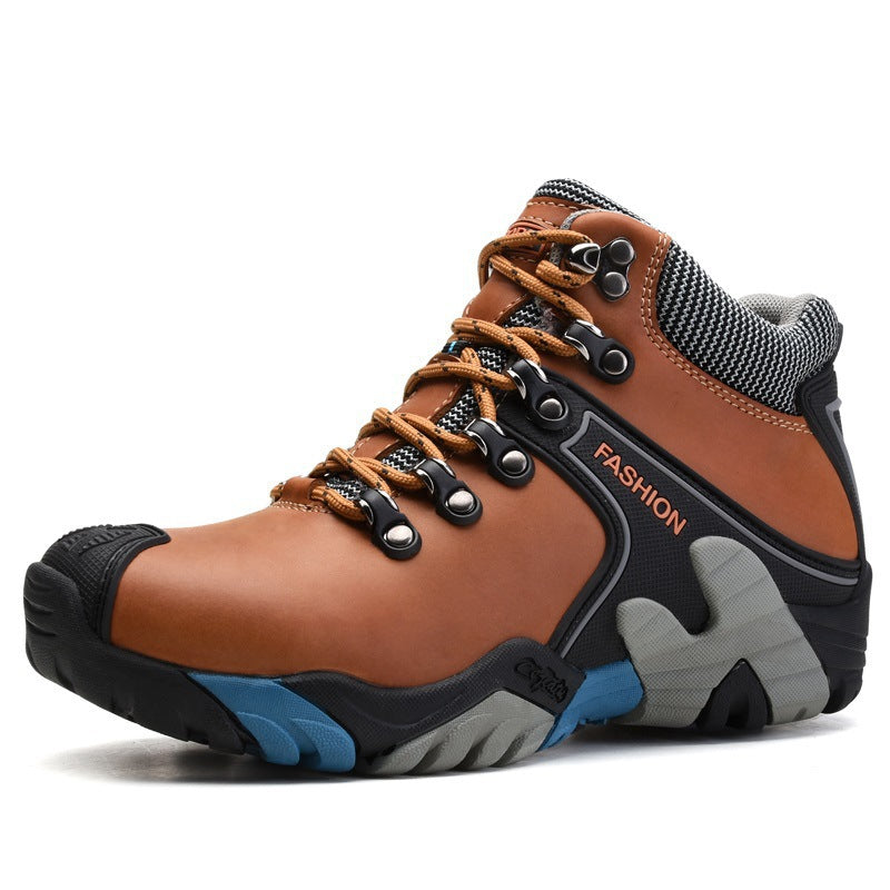 Herren High-Top Anti-Rutsch & Verschleißfeste Outdoor Wanderschuhe