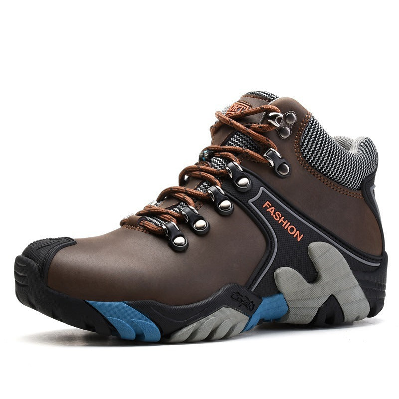 Herren High-Top Anti-Rutsch & Verschleißfeste Outdoor Wanderschuhe