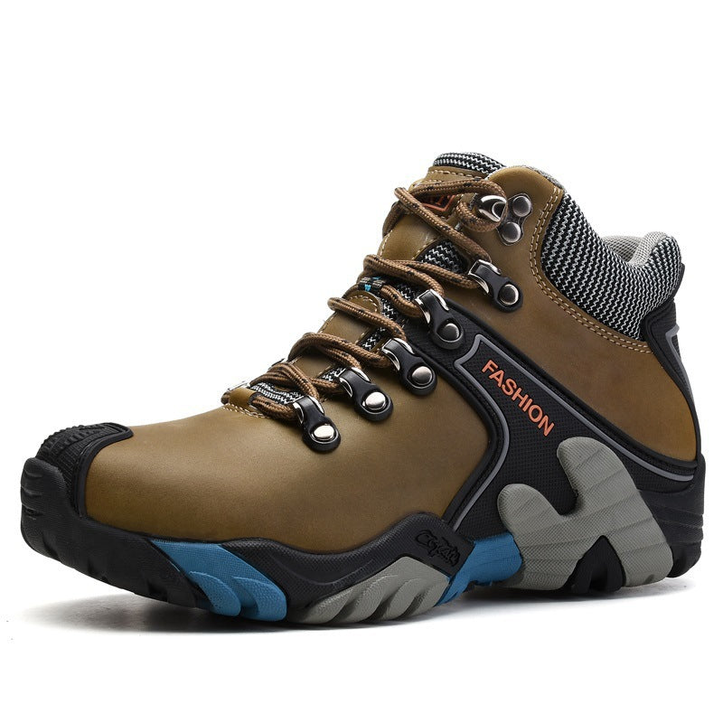 Herren High-Top Anti-Rutsch & Verschleißfeste Outdoor Wanderschuhe