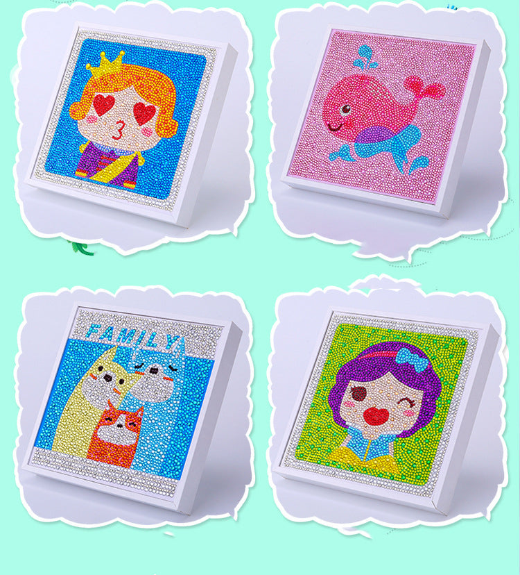 Diamond Painting Set für Kinder mit Holzrahmen – Bild 3 | LuxeStyle