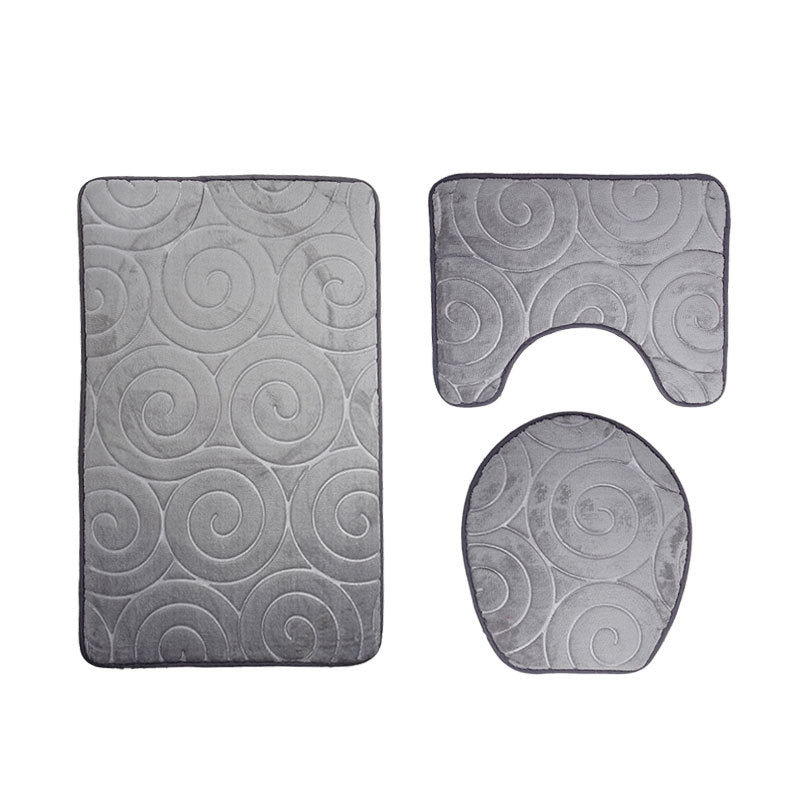 3-teiliges WC-Set mit Anti-Rutsch-Matte – Bild 1 | LuxeStyle