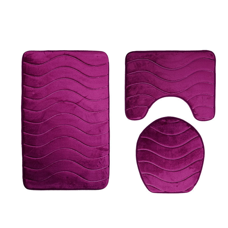 3-teiliges WC-Set mit Anti-Rutsch-Matte – Bild 5 | LuxeStyle