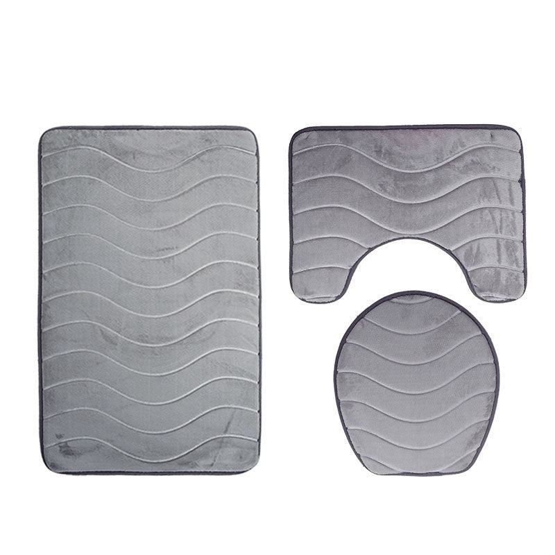3-teiliges WC-Set mit Anti-Rutsch-Matte – Bild 11 | LuxeStyle