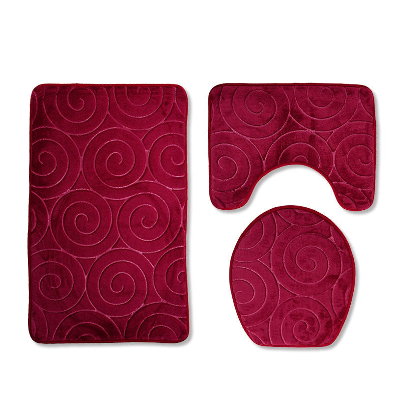 3-teiliges WC-Set mit Anti-Rutsch-Matte – Bild 2 | LuxeStyle