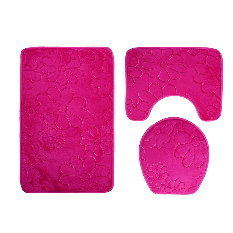 3-teiliges WC-Set mit Anti-Rutsch-Matte – Bild 9 | LuxeStyle