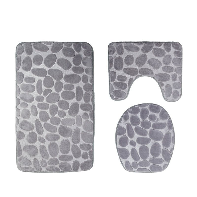 3-teiliges WC-Set mit Anti-Rutsch-Matte – Bild 10 | LuxeStyle