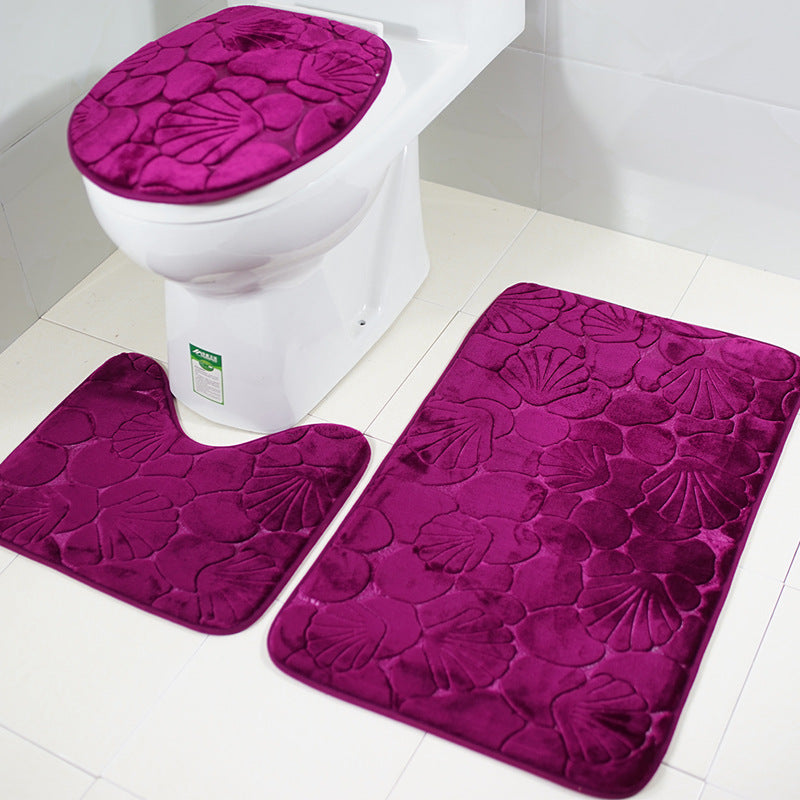 3-teiliges WC-Set mit Anti-Rutsch-Matte – Bild 7 | LuxeStyle