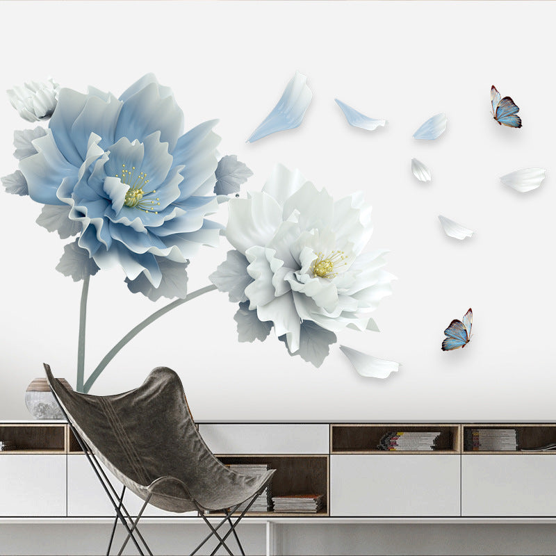 Blumen Wandsticker für Schlafzimmer