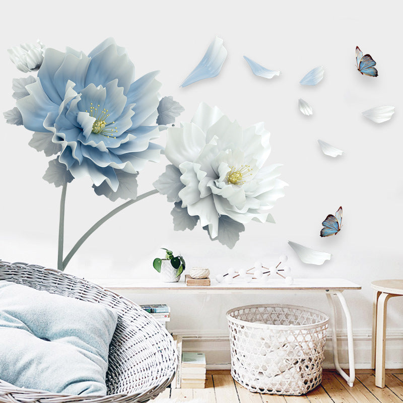 Blumen Wandsticker für Schlafzimmer