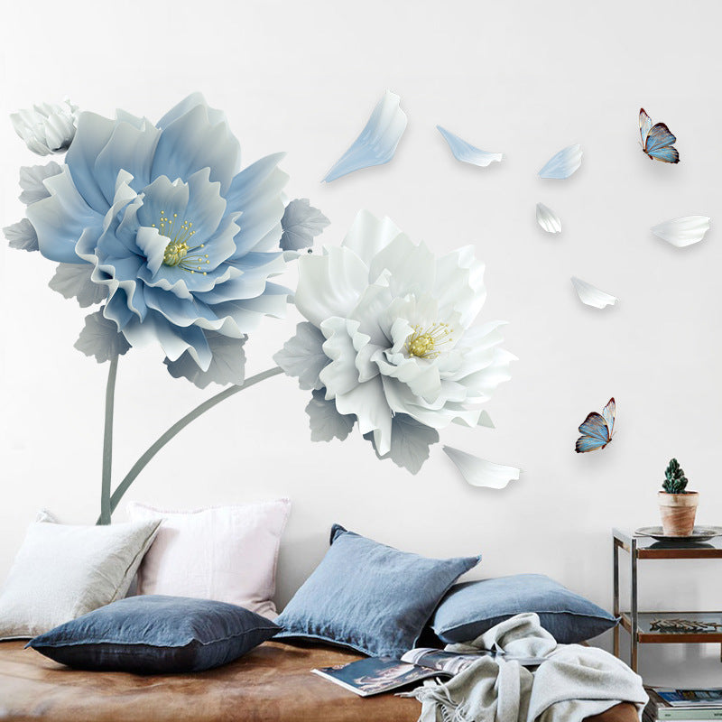 Blumen Wandsticker für Schlafzimmer