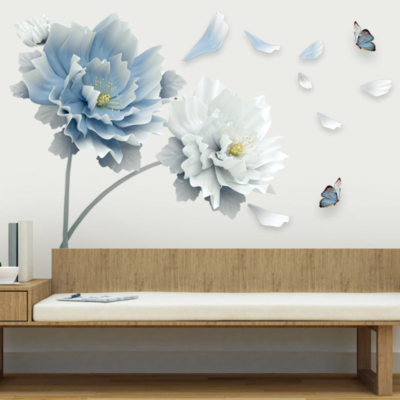 Blumen Wandsticker für Schlafzimmer
