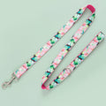 Halsband- und Leinen-Set mit Blumenmuster – Bild 5 | LuxeStyle
