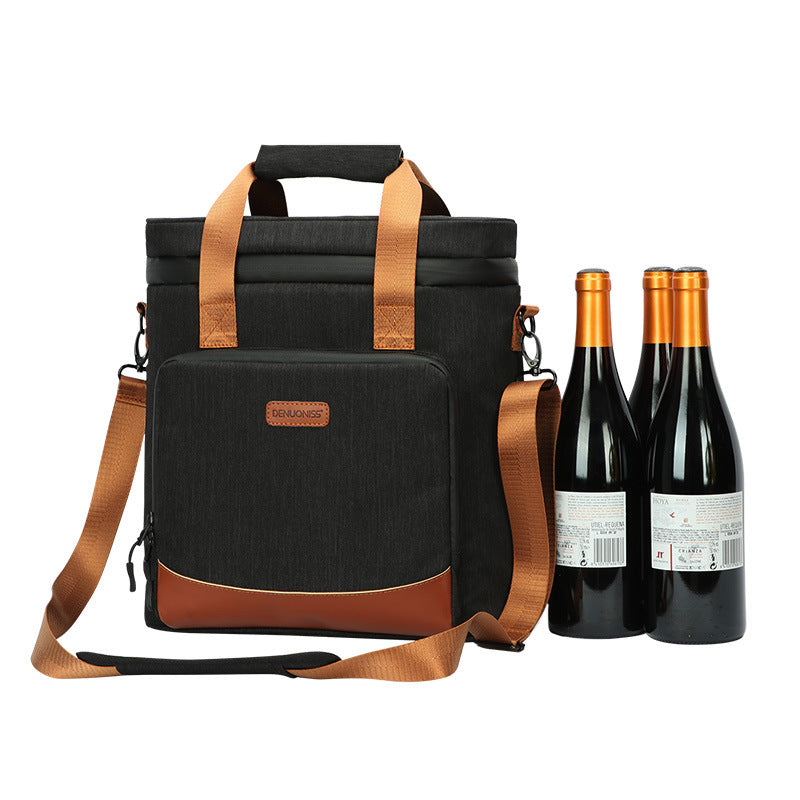 Wein-Kühltasche im Vintage-Leder-Look – Bild 5 | LuxeStyle