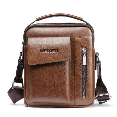 Herren Umhängetasche PU Leder – Bild 5 | LuxeStyle