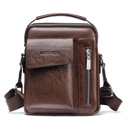 Herren Umhängetasche PU Leder – Bild 2 | LuxeStyle