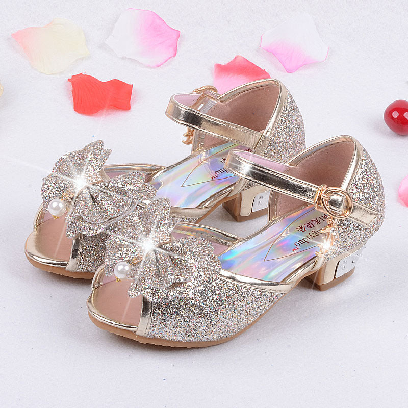 Mädchen Sandalen Prinzessin mit Pailletten – Bild 2 | LuxeStyle