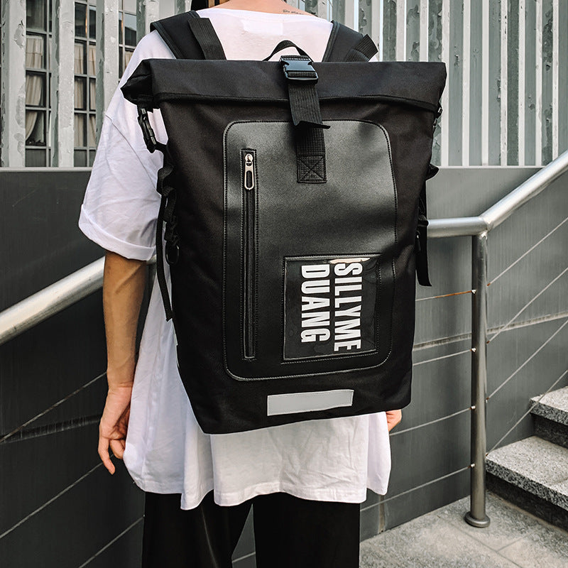 Roll-up Herren Rucksack mit grossem Fassungsvermögen – Bild 3 | LuxeStyle