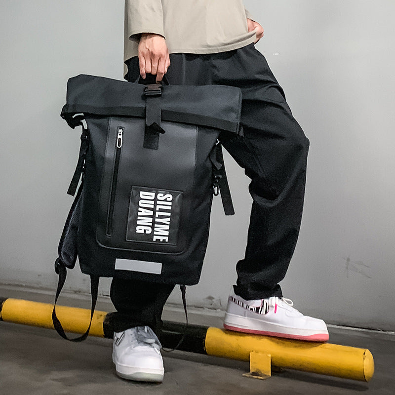 Roll-up Herren Rucksack mit grossem Fassungsvermögen – Bild 4 | LuxeStyle