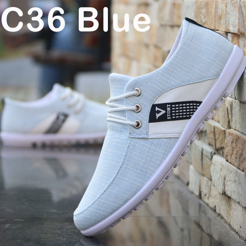 Herren Canvas-Schuhe mit weicher Sohle