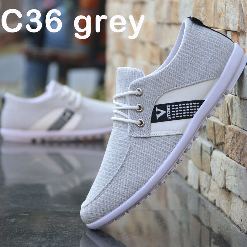 Herren Canvas-Schuhe mit weicher Sohle